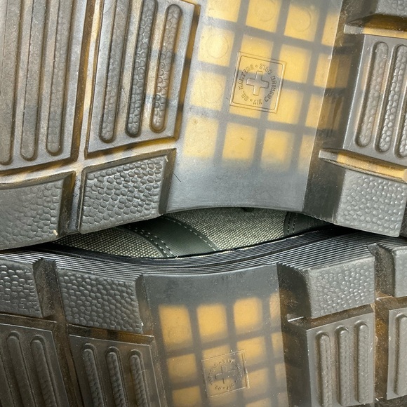 Dr Doc Martens Mens Sz 11 Bonny Green Canvas Lace Up Chukka Combat Boots EUC - Picture 9 of 10